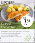 Aktuelles Gutschein Spargel Cordon bleu Angebot bei XXXLutz Möbelhäuser in Lübeck ab 7,50 €