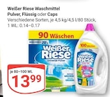 Weißer Riese Waschmittel Pulver im aktuellen Prospekt bei GLOBUS in Osann-Monzel