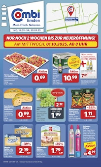 Aktueller combi Prospekt "Markt - Angebote" Seite 1 von 33 Seiten für Emden