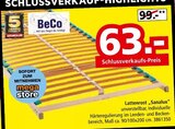 Lattenrost Sanalux Angebote von BeCo bei Segmüller Germering für 63,00 €