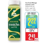 Mango matcha Latte Angebote von live fresh bei Marktkauf Reutlingen für 2,22 €