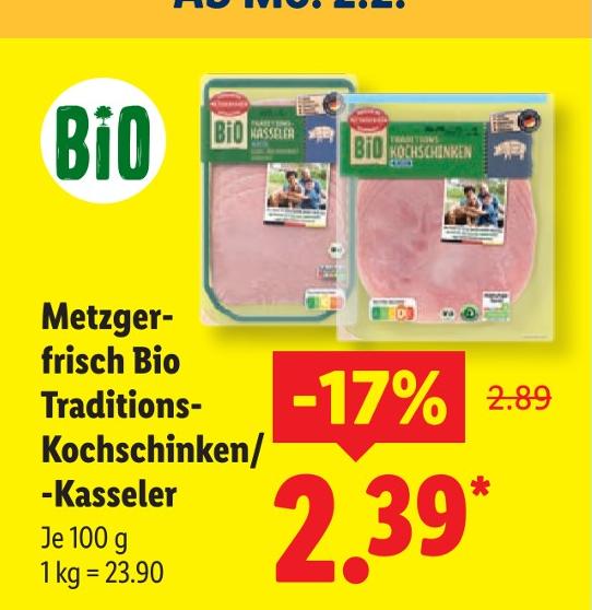 Metzgerfrisch Bio Traditions-Kochschinken