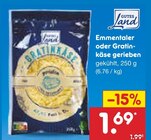 Emmentaler oder Gratinkäse gerieben im Angebot bei Netto Marken-Discount in Rottenburg Emmentaler oder Gratinkäse gerieben Angebote von Gutes Land bei Netto Marken-Discount Rottenburg für 1,69 €