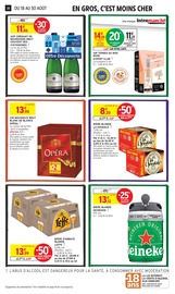 Promos Heineken dans le catalogue "VIVE LA FIN DES VACANCES" de Intermarché Super Heineken en promo dans le catalogue Intermarché Super à la page 38