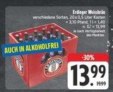 Aktuelle Bier Angebote bei EDEKA in Schonungen Aktuelles Erdinger Weissbräu Angebot bei EDEKA in Schonungen ab 13,99 €