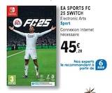 Ea sports fc 25 switch - Electronic Arts en promo chez E.Leclerc Clermont-Ferrand à 45,28 €