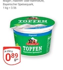 Topfen Bayerischer Speisequark bei GLOBUS im Neunkirchen Prospekt für 0,89 €