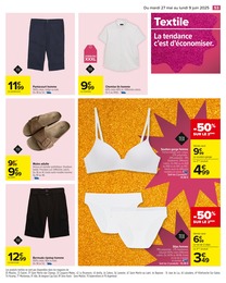 Prix et réduction Chemise dans le prospectus Carrefour en cours Offre Chemise dans le catalogue Carrefour du moment à la page 55