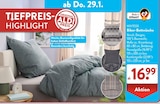 Biber-Bettwäsche von Novitesse im aktuellen ALDI SÜD Prospekt für 16,99 €