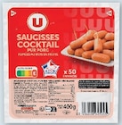 Saucisses Cocktail Fumées - U à 2,36 € dans le catalogue U Express