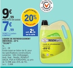 Liquide de refroidissement universel -25°c - Tech9 en promo chez E.Leclerc Créteil à 7,99 €