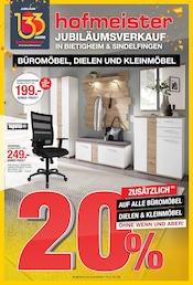 hofmeister Reutlingen Prospekt der aktuellen Woche, gültig von 17.06.2025 bis 12.08.2025 Aktueller hofmeister Reutlingen Prospekt "JUBILÄUMSVERKAUF" mit 8 Seiten