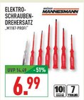 Elektro-Schraubendrehersatz "M1187-Profi" Angebote von Brüder Mannesmann bei Marktkauf Iserlohn für 6,99 €