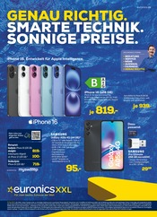 Aktueller EURONICS Elektromärkte Prospekt in Delmenhorst und Umgebung, "GENAU RICHTIG. SMARTE TECHNIK. SONNIGE PREISE." mit 4 Seiten, 06.08.2025 - 17.08.2025