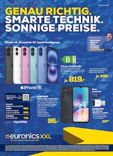 Aktueller EURONICS Prospekt "GENAU RICHTIG. SMARTE TECHNIK. SONNIGE PREISE." Seite 1 von 4 Seiten für Bremen