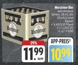Bier Angebote von Warsteiner bei E center Amberg für 10,99 €