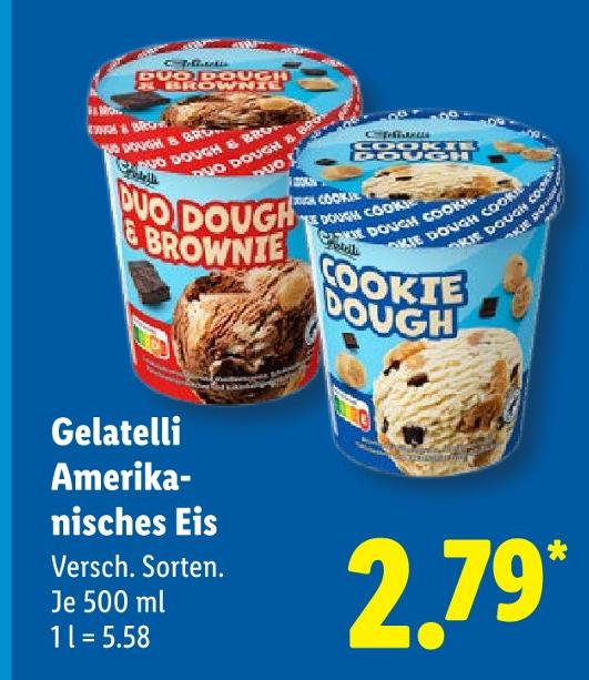 Amerikanisches Eis Duo Dough & Brownie