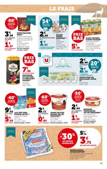 Promotion Moules dans le prospectus Super U, valable du 28/11/2023 au 10/12/2023 Promo Moules dans le catalogue Super U du moment à la page 15