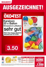 Woolworth Luftballons im Prospekt 