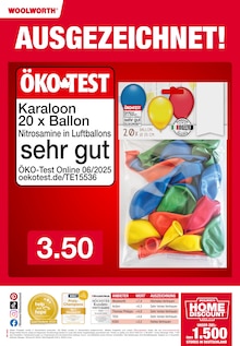 Luftballons im Woolworth Prospekt "Aktuelle Angebote" mit 34 Seiten (Hamm)