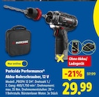 Akku-Bohrschrauber, 12 V bei Lidl im Belzig Prospekt für 29,99 €