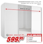 Schwebetürenschrank Systema Angebote bei Möbel AS Schwäbisch Hall für 599,95 €