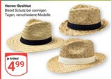 Aktuelle Bekleidung Angebote bei GLOBUS in Wiesbaden Aktuelles Herren-Strohhut Angebot bei GLOBUS in Wiesbaden ab 4,99 €