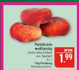 Plattpfirsiche bei Marktkauf im Hof Prospekt für 1,99 €