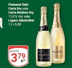 Sekt Carta Dry Angebote von Freixenet bei GLOBUS Trier für 3,79 €