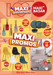 Prix et réduction Literie dans le prospectus Maxi Bazar en cours Offre Literie dans le catalogue Maxi Bazar du moment à la page 1