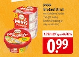 popp Brotaufstrich bei famila Nordost im Rendsburg Prospekt für 0,99 €