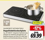 Doppelinduktionskochplatte Angebote von SILVERCREST KITCHEN TOOLS bei Lidl Norderstedt für 69,99 €