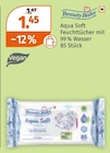 Aktuelle Pflege Angebote bei Müller in Mannheim Aktuelles Aqua Soft Feuchttücher mit 99% Wasser Angebot bei Müller in Mannheim ab 1,45 €