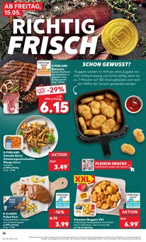 Rindfleisch im Kaufland Prospekt "Aktuelle Angebote" mit 54 Seiten (Jena)