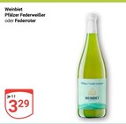 Pfälzer Federweißer Angebote von Weinbiet bei GLOBUS Worms für 3,29 €