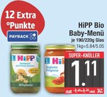 Aktuelles Bio Baby-Menü Angebot bei E center in Regensburg ab 1,11 €