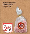 Erdbeer Baiser Angebote von Bäckerei Lehmann bei GLOBUS Rostock für 2,59 €