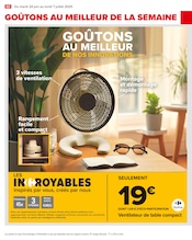 Ventilateur Angebote im Prospekt "SPÉCIAL PIQUE-NIQUE" von Carrefour Ventilateur Angebote im Prospekt "SPÉCIAL PIQUE-NIQUE" von Carrefour auf Seite 62