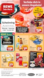 REWE Prospekt "Dein Markt" für Duisburg, 29 Seiten, 09.02.2026 - 14.02.2026