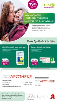 Aktueller mea - meine apotheke Prospekt für Senden und Ungebung, Seiten zum blättern mea - meine apotheke Prospekt Unsere März-Angebote mit Seiten in Senden und Umgebung