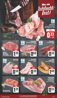 Schweinefleisch im EDEKA Prospekt "Wir lieben Lebensmittel!" mit 24 Seiten (Erlangen)