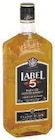 SCOTCH WHISKY BLENDED LABEL 5 40° en promo chez Super U Annecy à 24,32 €