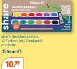 Deckfarbkasten von Pelikan im aktuellen Müller Prospekt für 10,99 €