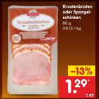 Krustenbraten im Angebot bei Netto Marken-Discount in Plauen Krustenbraten Angebote bei Netto Marken-Discount Plauen für 1,29 €