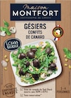 Gésiers confits de canard du Sud-Ouest sans nitrite - MAISON MONTFORT en promo chez Intermarché Super Valence à 3,99 €