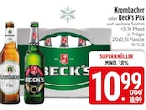 Pils von Krombacher im aktuellen EDEKA Prospekt für 10,99 €