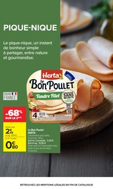 Poulet en promo dans le catalogue Carrefour à la page 4