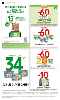 Prospectus Intermarché de la semaine "34% EN AVANTAGE CARTE SUR UNE SÉLECTION DE PRODUITS" avec 2 pages, valide du 05/08/2025 au 17/08/2025 pour Ensuès-la-Redonne et alentours