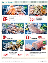 Offre Crevettes Crues Surgelées dans le catalogue Auchan Hypermarché du moment à la page 22
