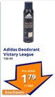 Deodorant Victory League Angebote von Adidas bei Action Cottbus für 1,79 €